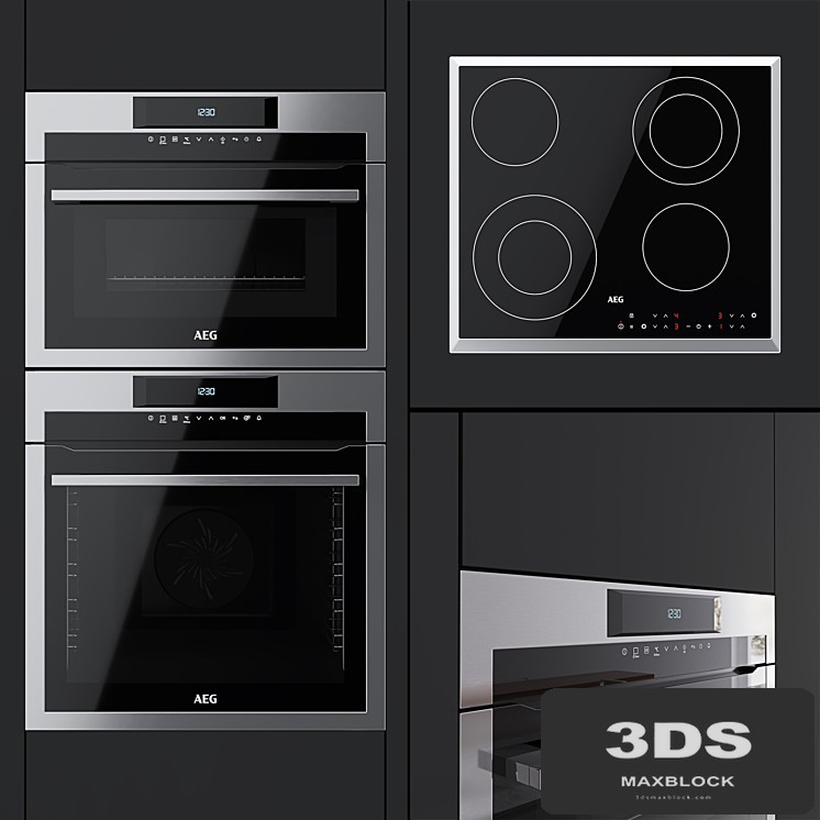 AEG - an oven BPM742320M, a compact oven KMM761000M and a hob HK563402XB