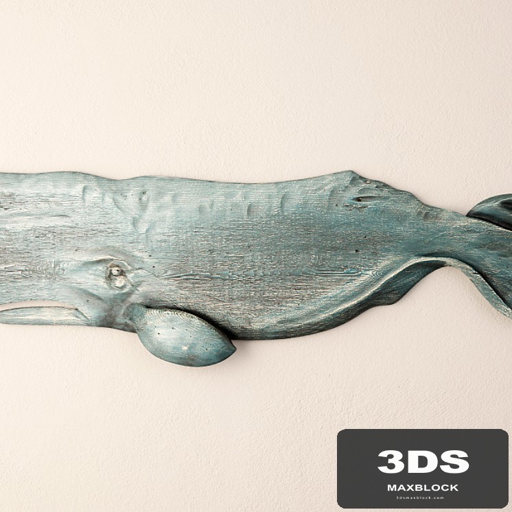 Hand-Carved Sperm Whale / Sunny Wood Design Inc.