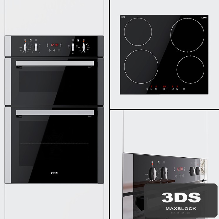 CDA - Double oven DC940SS and hob HN6111FR