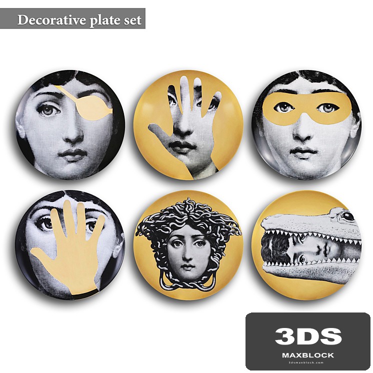 Decorative plate set 14