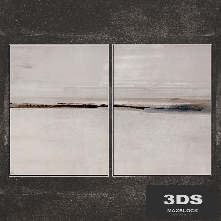 Landscape No5 Diptych John-Richard Collection