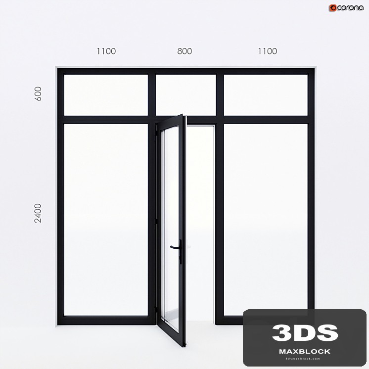 Balcony door Alumil