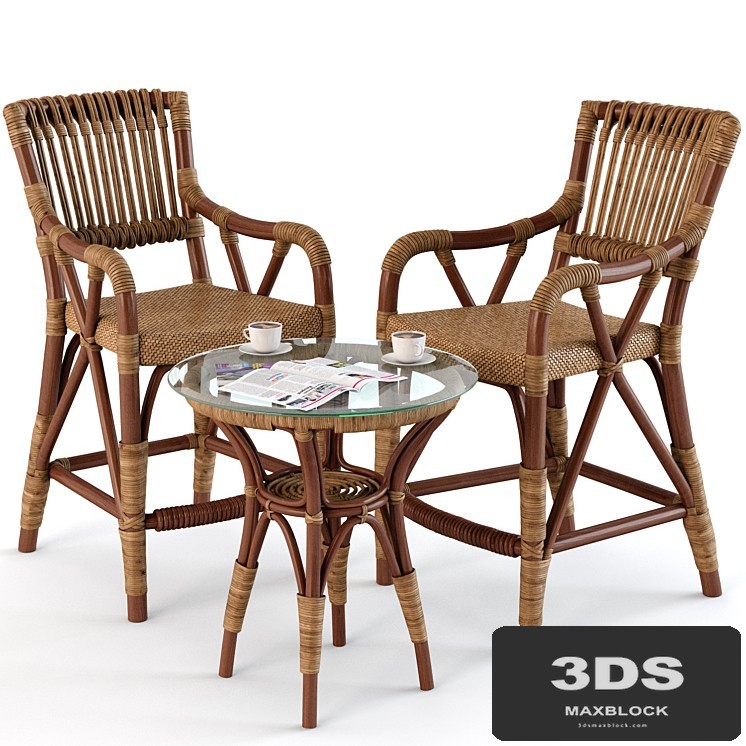 Allison Coastal Stool and Abby French Table