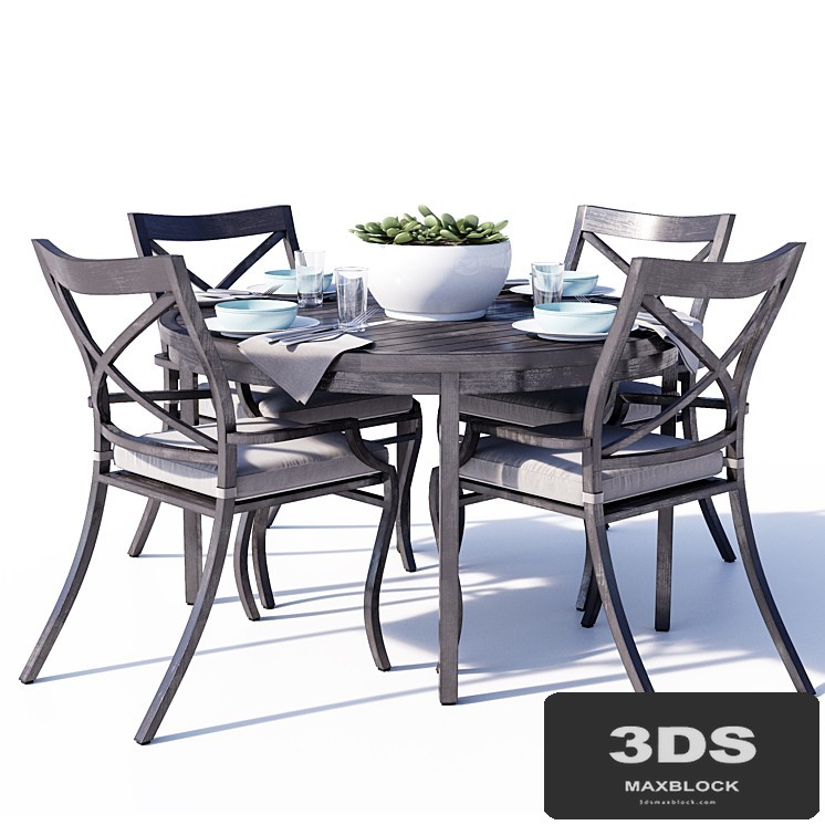 Canyon Metal Spring Dining Set