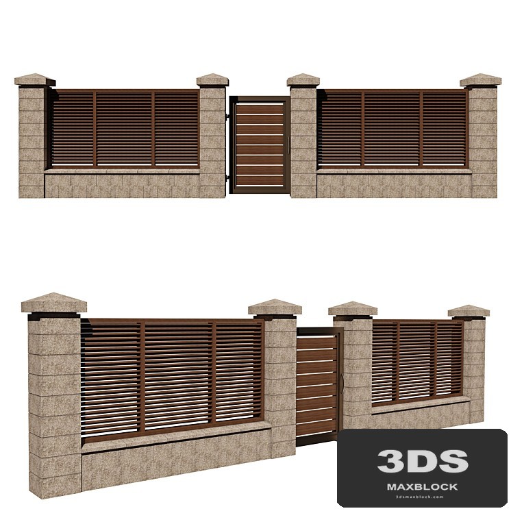 Fence with gate