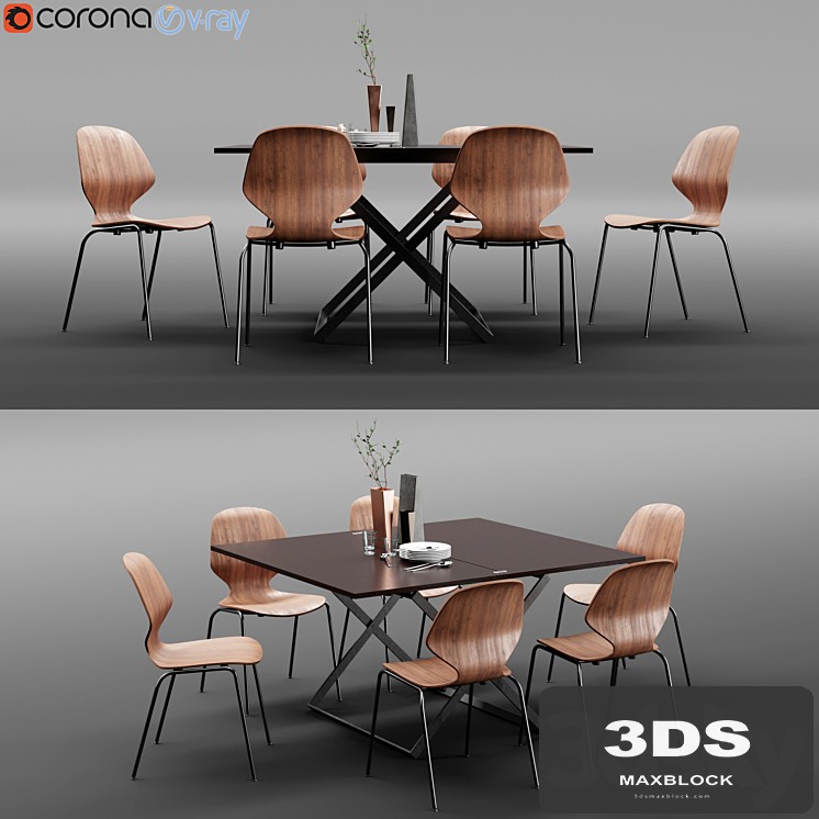 Boconcept Florence Chair & Rubi Table