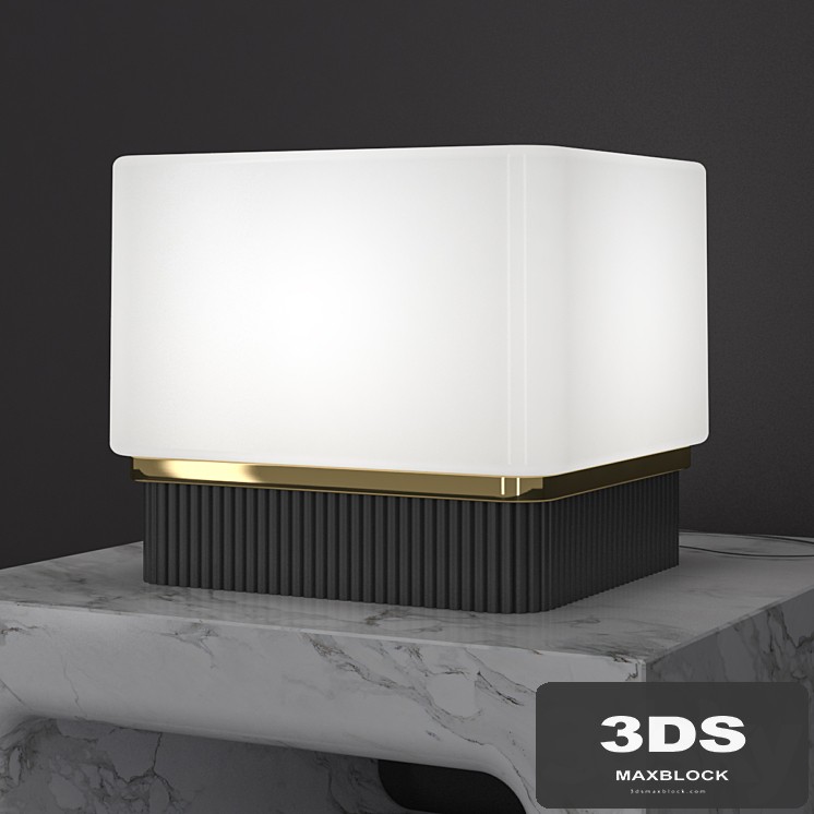 Table lamp Chica Boum numero111 (V-Ray)