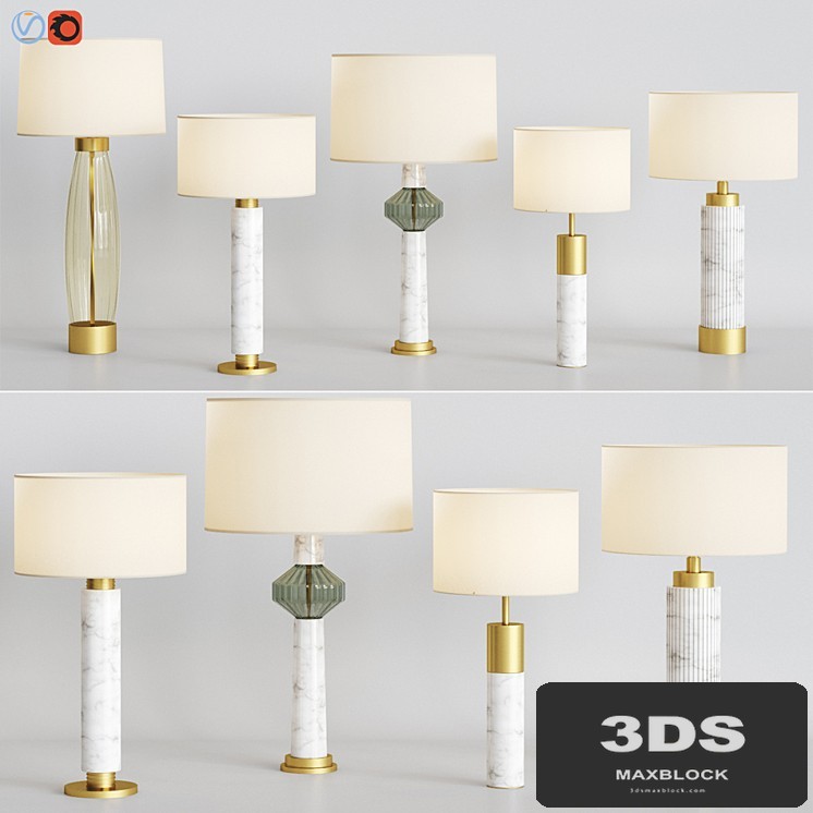 Heathfield Table Lamp Set