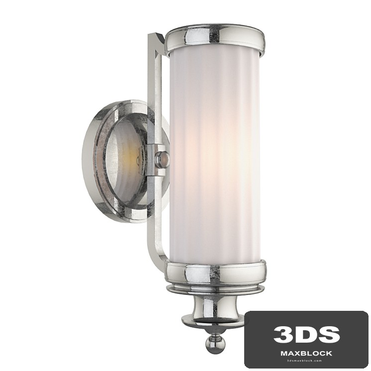 Thomas OBrien Milton Road 1 Light 5 inch Polished Nickel Bath Wall Light
