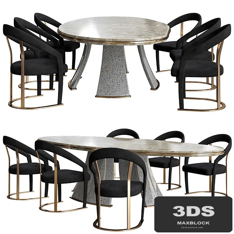 Dining table DAMIEN Longhi