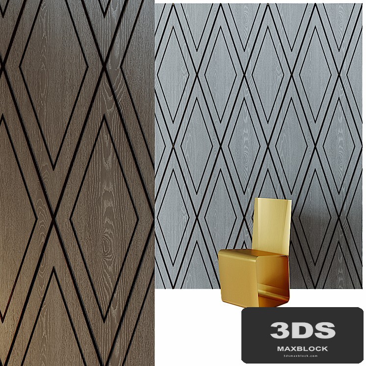 Emmemobili Oliver Boiserie Gray