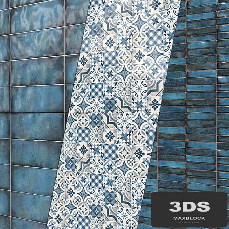 Tile Cifre Montblanc Blue.