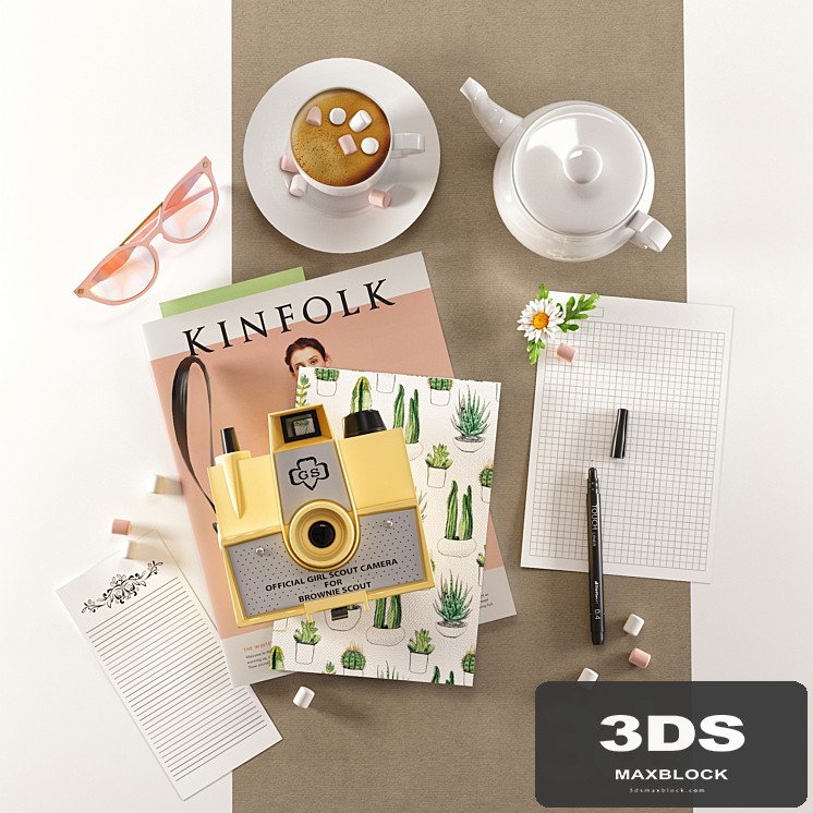 Decorative FLAT LAY set