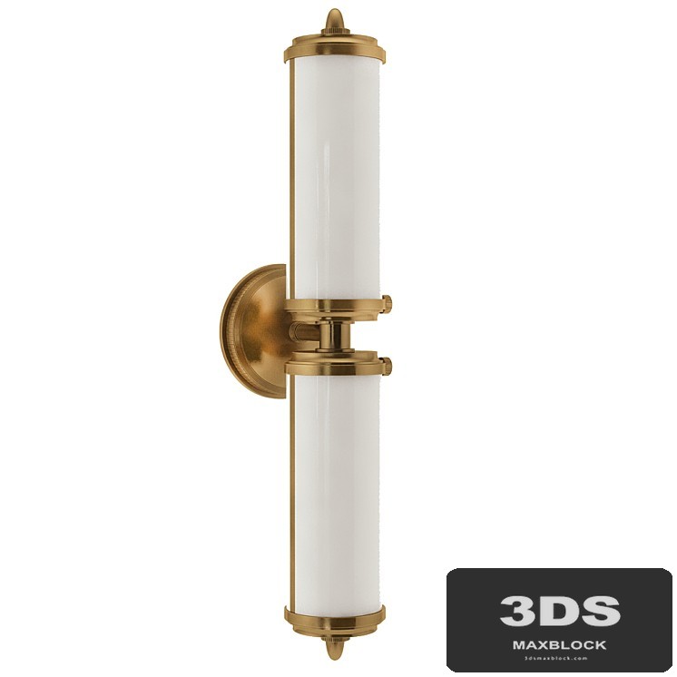 Thomas OBrien Merchant 2 Light 5 inch Hand-Rubbed Antique Brass Bath Wall Light