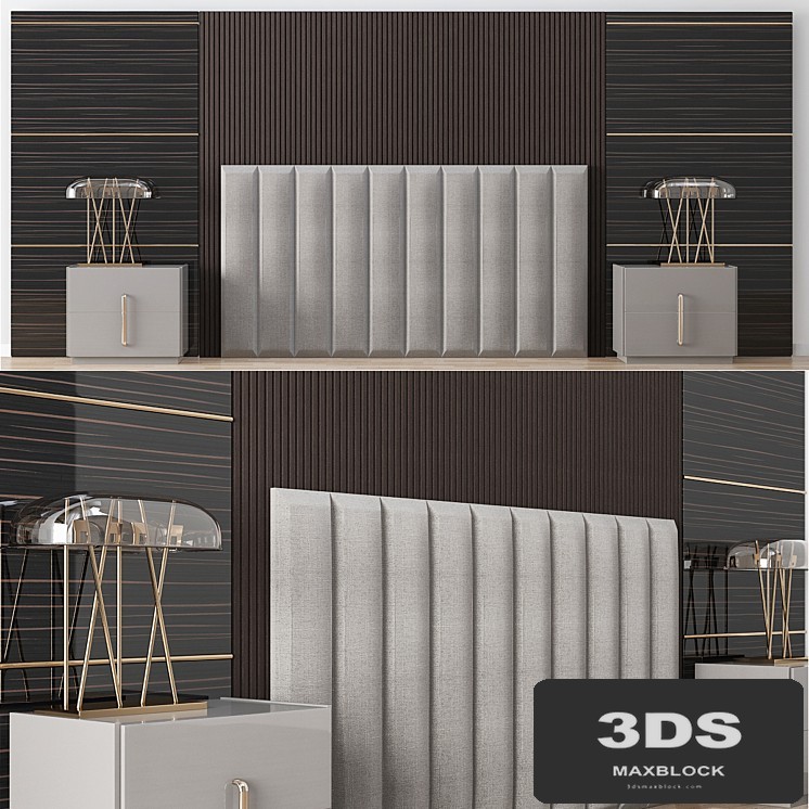 Wall Headboard Collection № 004