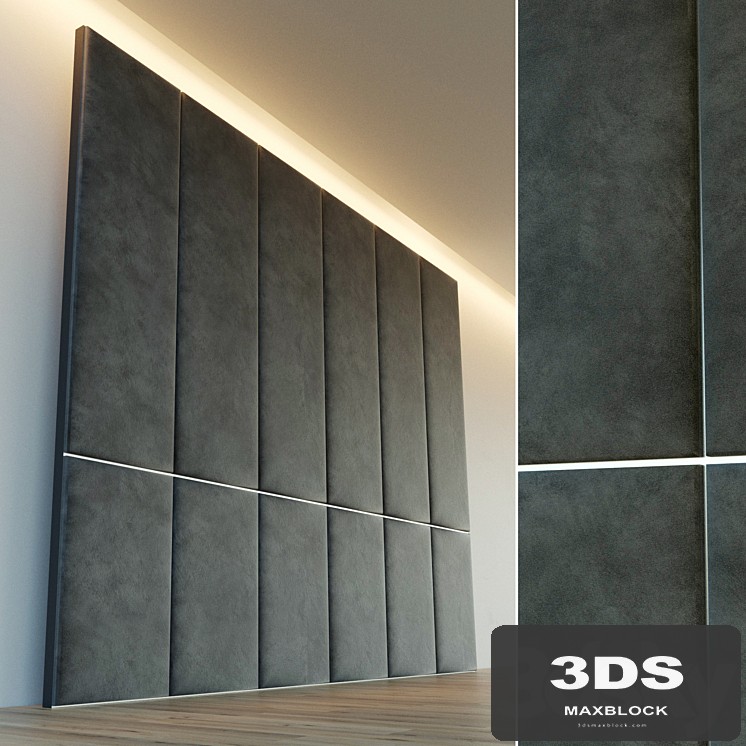Decorative wall. Soft panel. 21