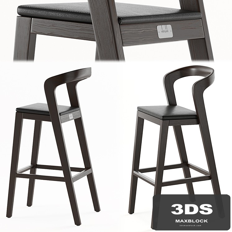 Play Barstool High Solid American Walnut by Wildspirit