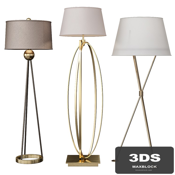 Transitional Style Floor Lamps