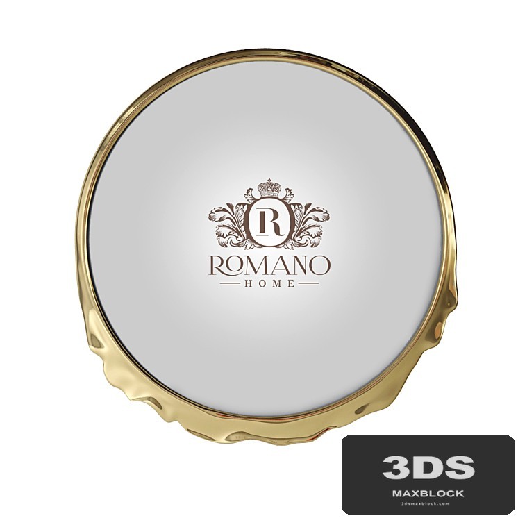 (OM) Titania Circle Mini and Titania Circle Grand Romano Home Mirror
