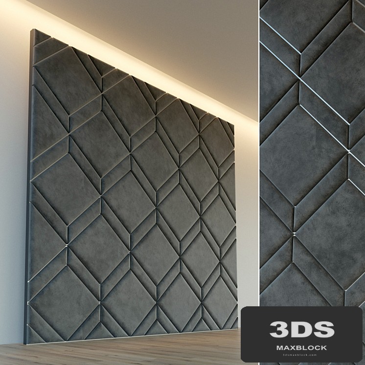 Decorative wall. Soft panel. 31
