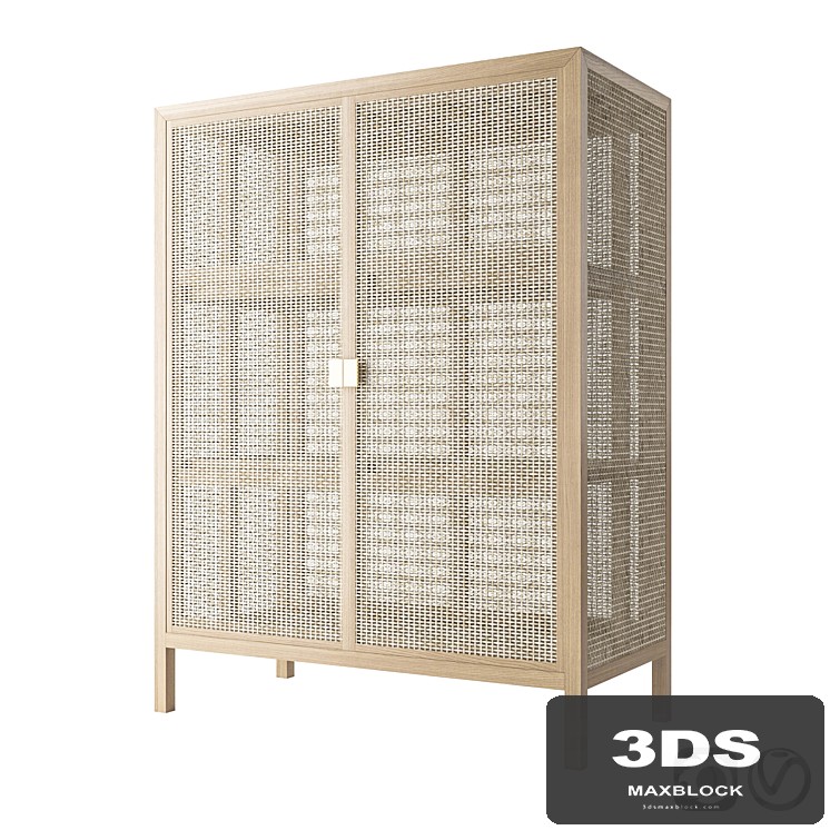 Ikea stockholm wicker chest of drawer