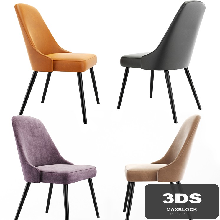 Mid-Century Upholstered Dining Chair