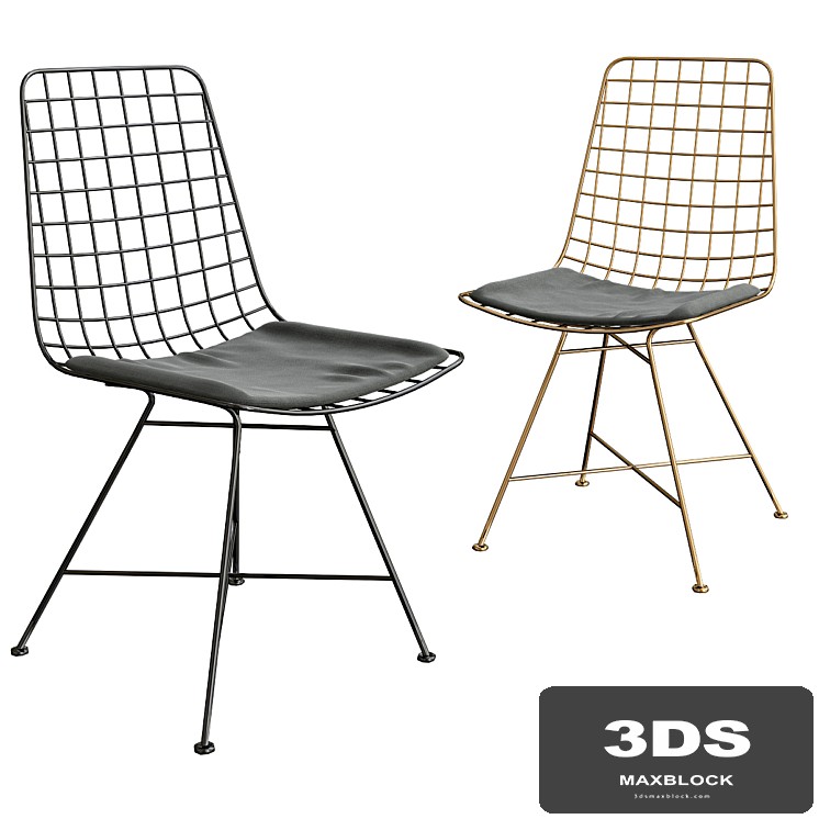 Grid Black Chair