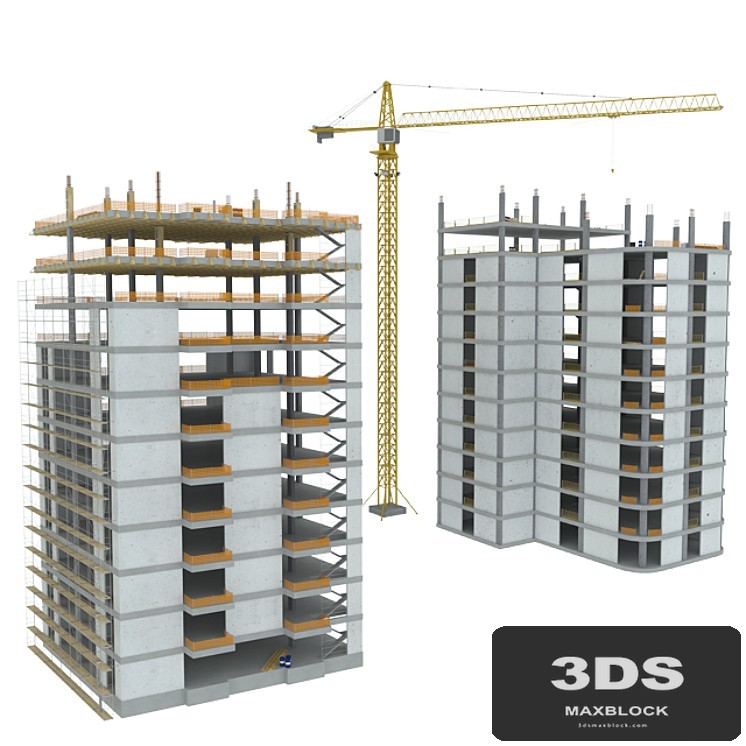 Construction Buildings - Crane