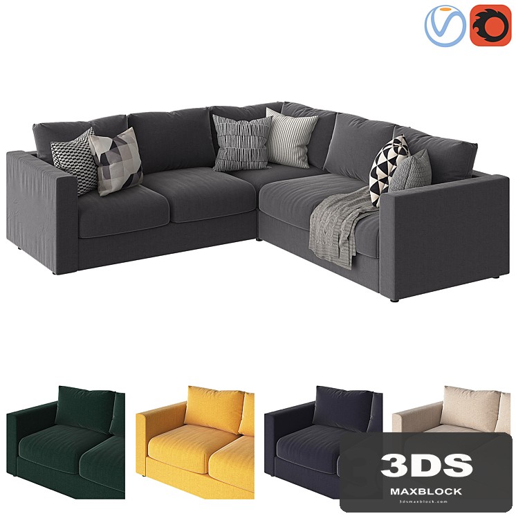 Ikea vimle big corner