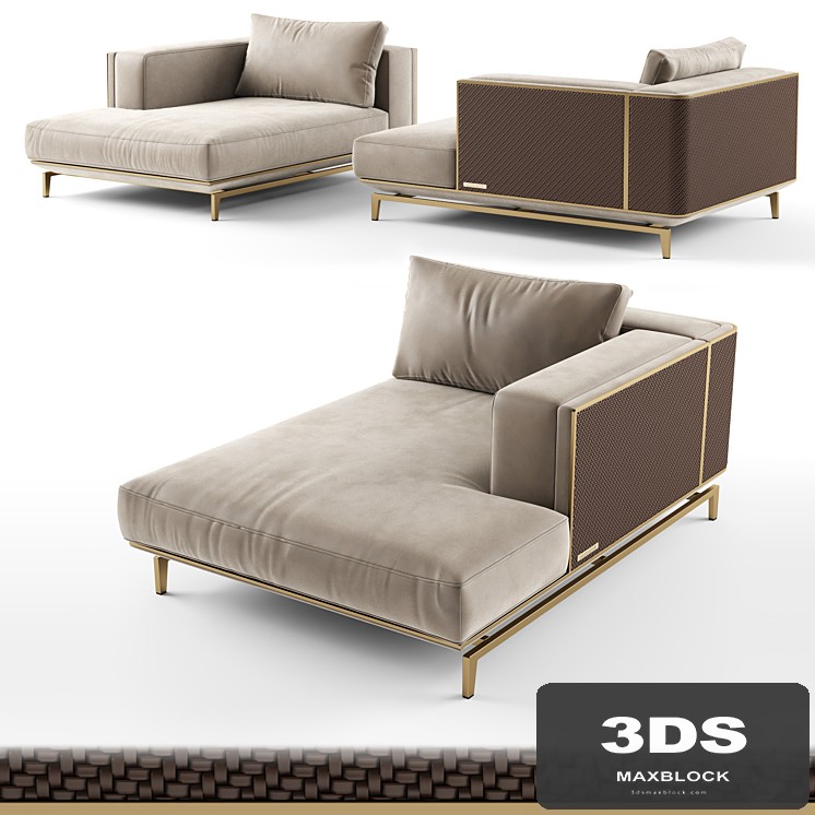 Visionnaire BACKSTAGE Chaise Longue