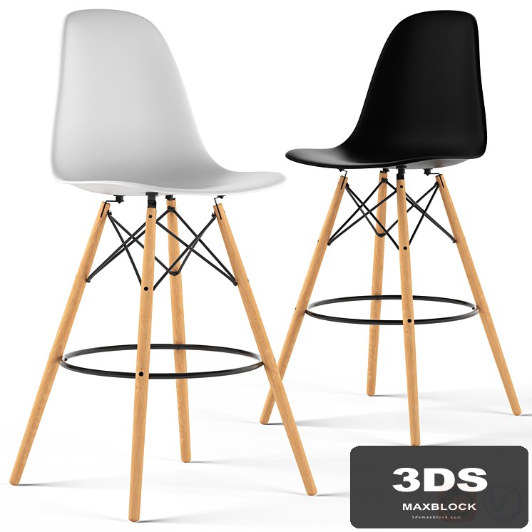 Loftdesigne Stool 3753 - Eames Plastic Stool