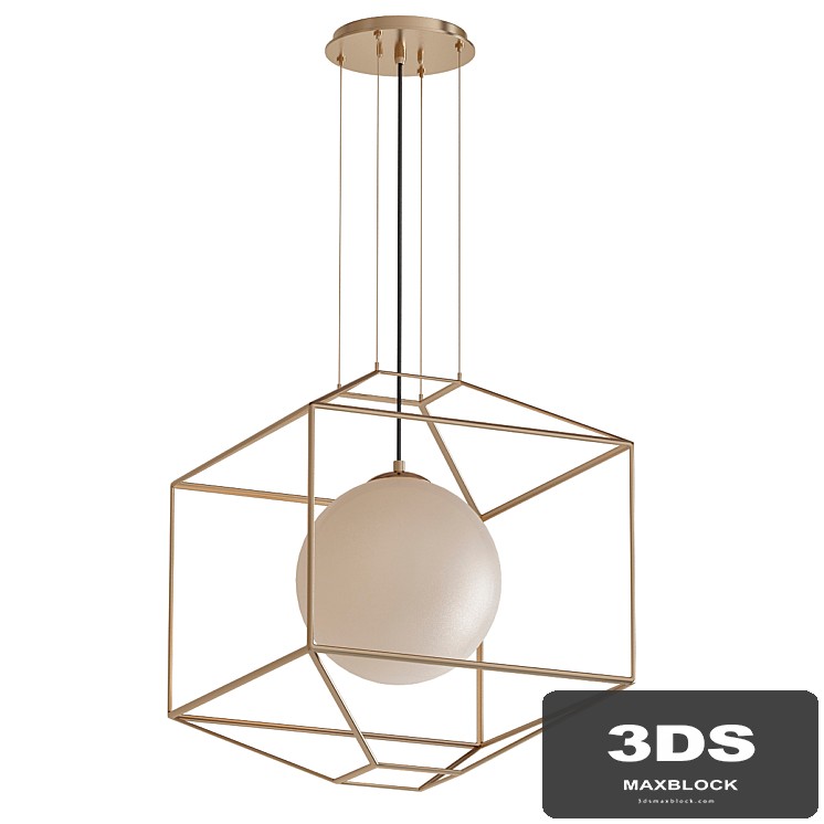 Silhouette 1-Light Gold Leaf Pendant