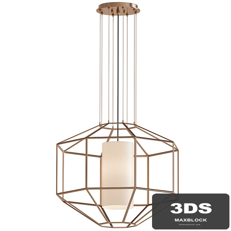 Silhouette 1-Light Gold Leaf Pendant