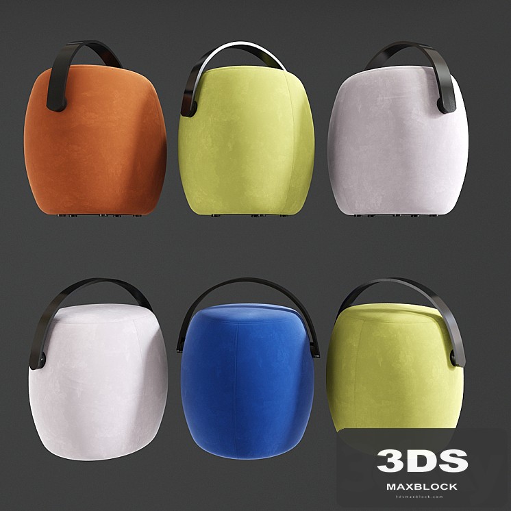 Modern poufs