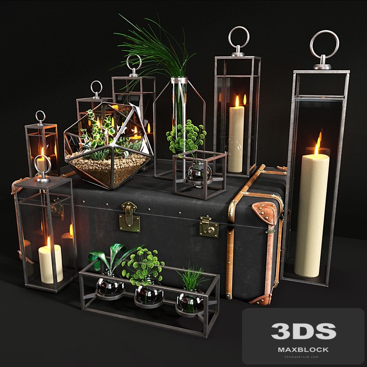 Decorative set Restoration Hardware & Pottery Barn