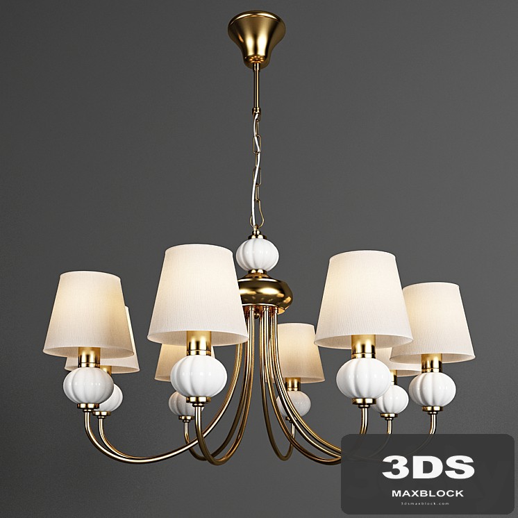 Classic chandelier Eurosvet 60072/8 Mella