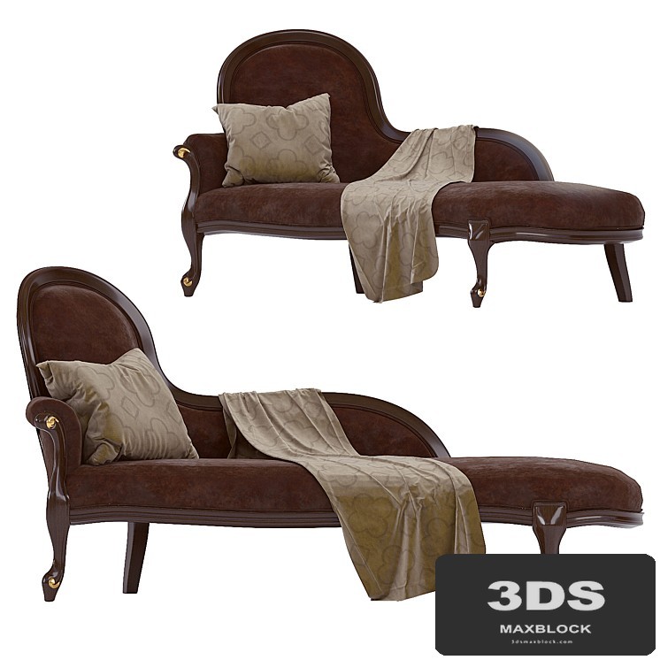 Classic Carpanese upholstered bench