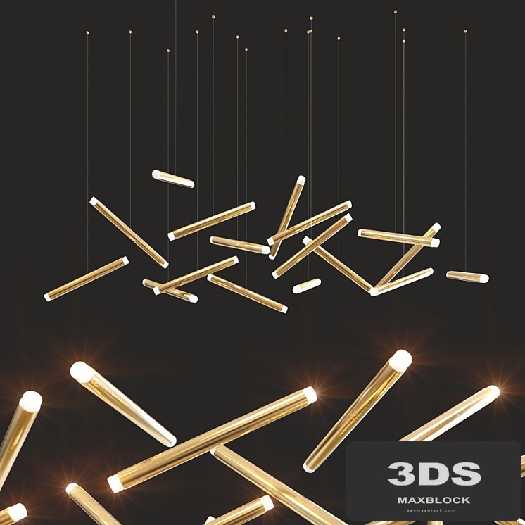 Dutti D0068 Gold Chandelier