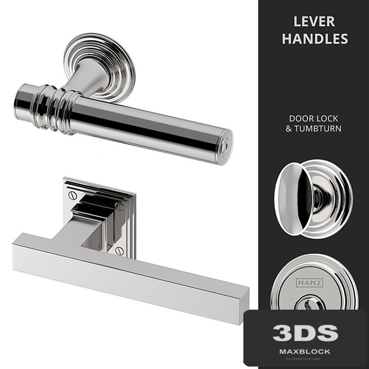Door Lever Handles Nanz N ° 2107, 2402