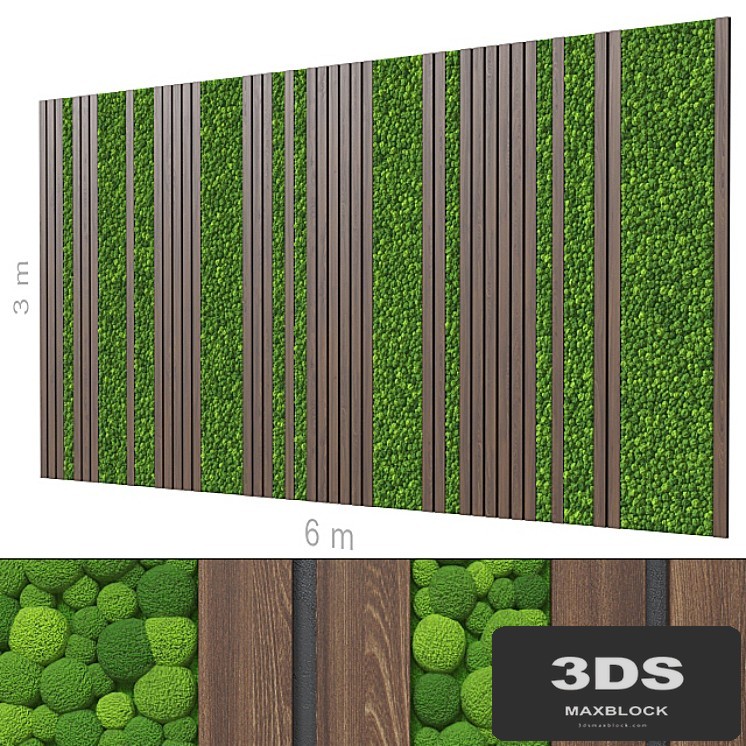 Decorative wall 205.