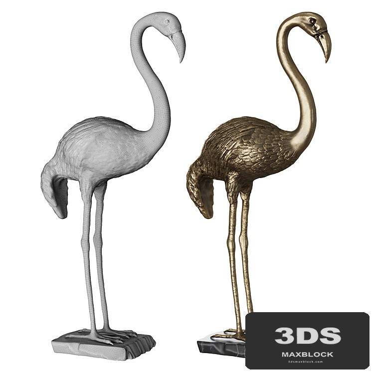 Bronze Heron Samargue by Marie Martin