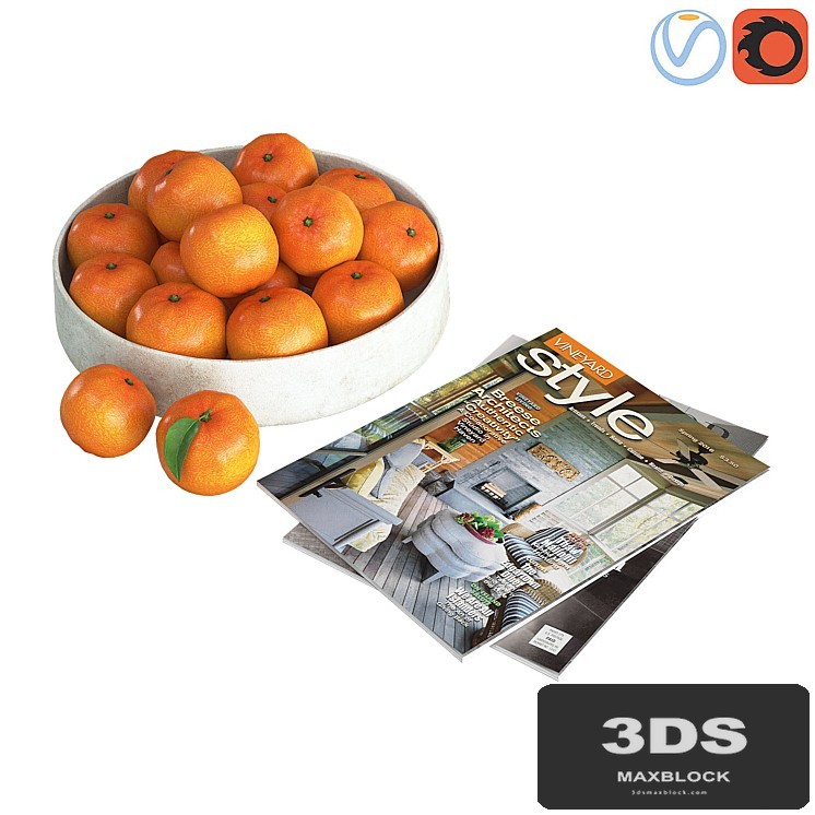 Fruit bowl mandarins