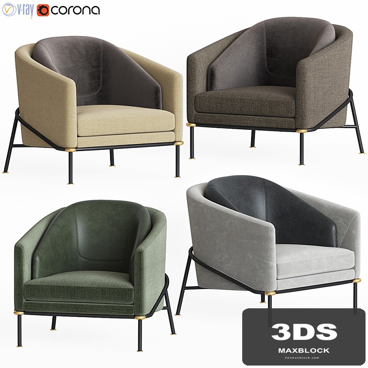 Minotti Filnoir Armchair