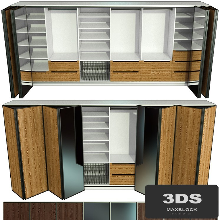 Wardrobe, wardrobe, folding doors