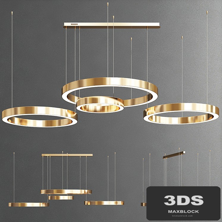 Circle chandelier