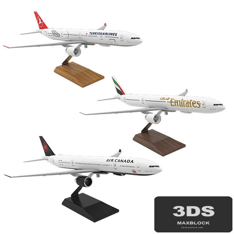 Plane Desktop Models (Boeing 777)