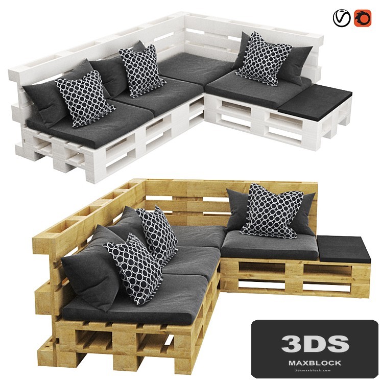 Sofa from euro pallets