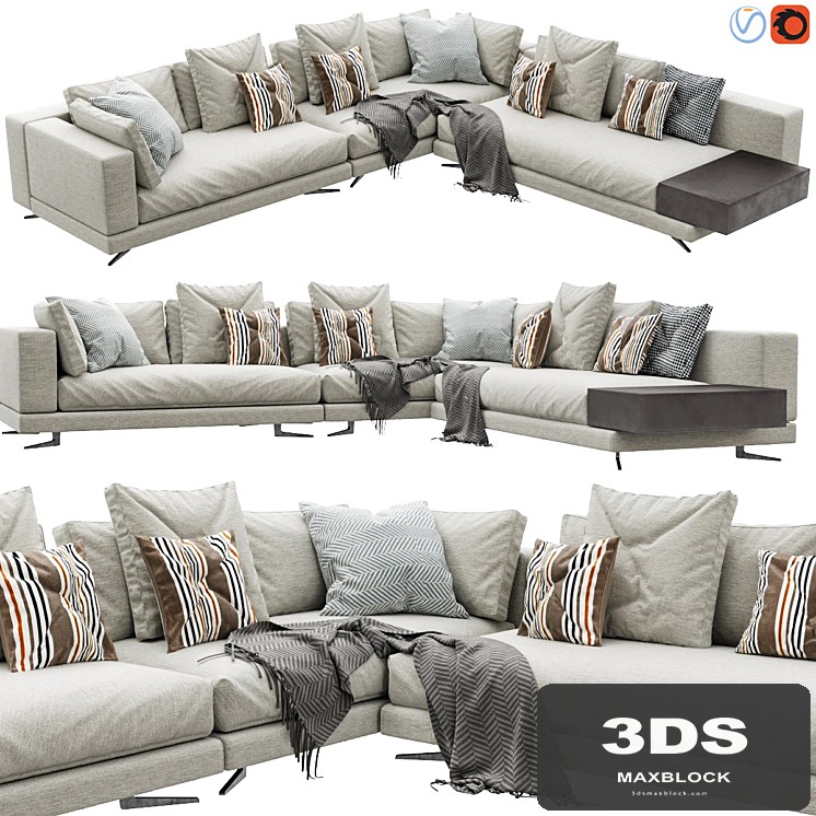 Minotti White Arrangement 06