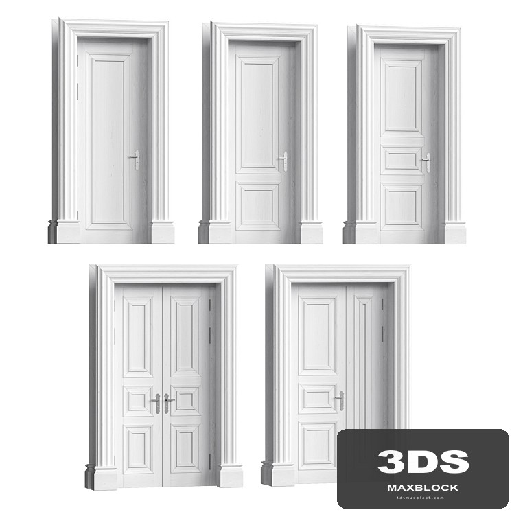 A set of classic doors