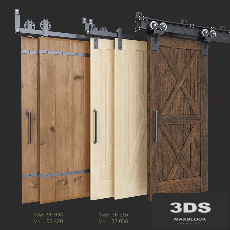 Sliding Barn Door (Garrick Barn, Classic, I-Beam)